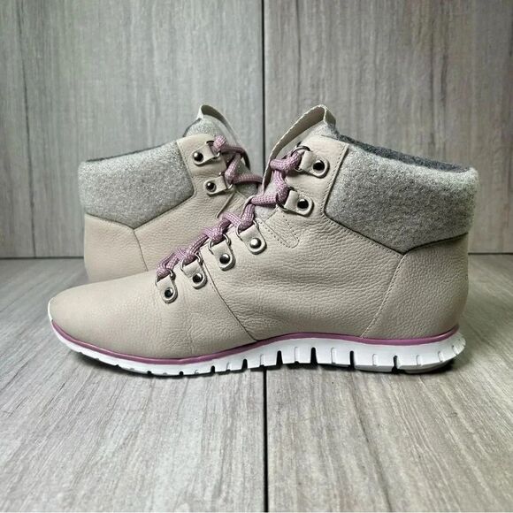 Cole Haan ZeroGrand Leather Waterproof Trail Hiking Boot Shoe Women’s Size 8 - Picture 2 of 10
